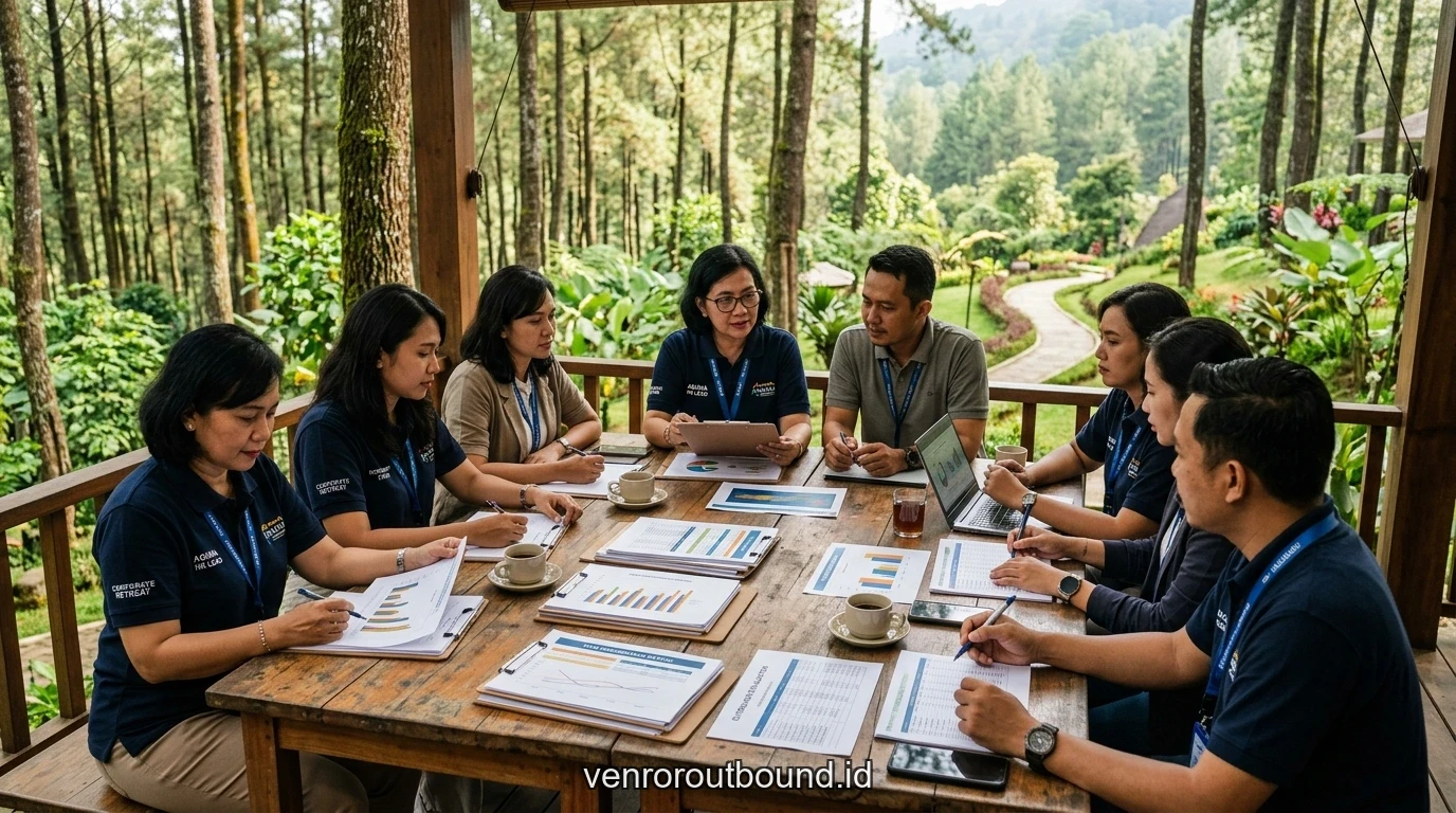 Fasilitas dan modul penunjang Cara Mengukur Impact & Return on Investment (ROI) Kegiatan Outbound Kantor