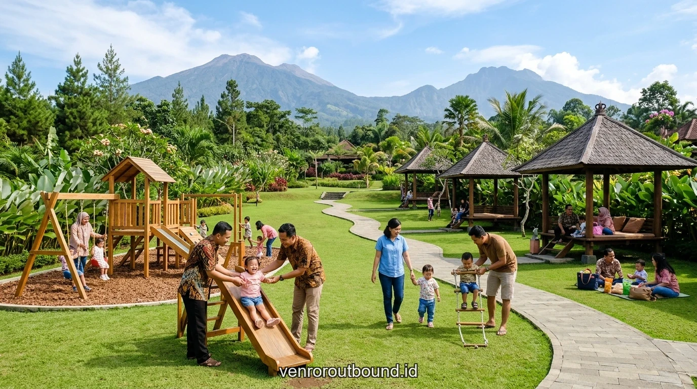 Memilih Lokasi Outbound Family Gathering Yang Memiliki Fasilitas Ramah Balita