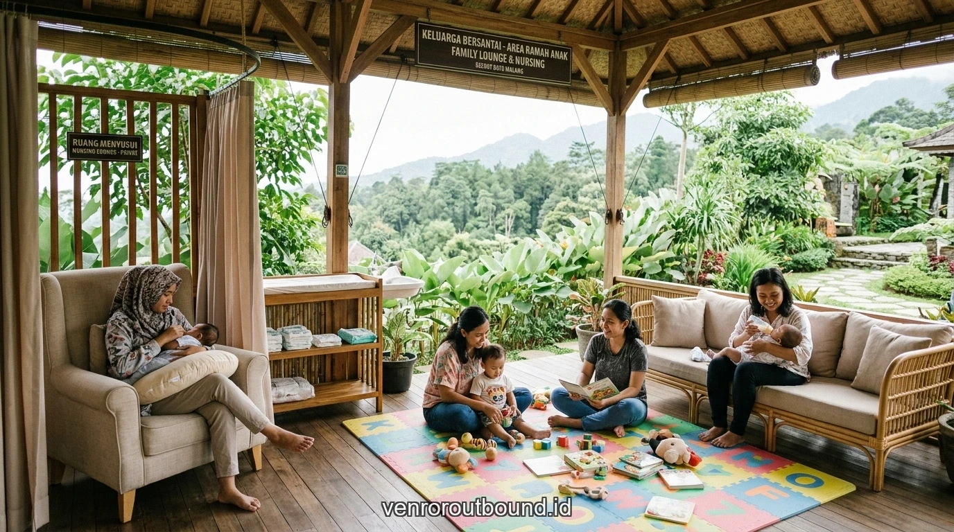 Fasilitas dan modul penunjang Memilih Lokasi Outbound Family Gathering Yang Memiliki Fasilitas Ramah Balita