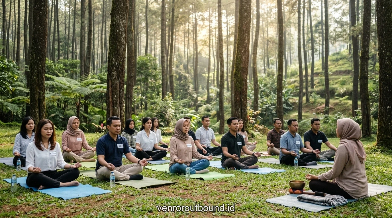 Mengelola Stres Kerja Karyawan Melalui Sesi Mindfulness & Fun Games Outdoor