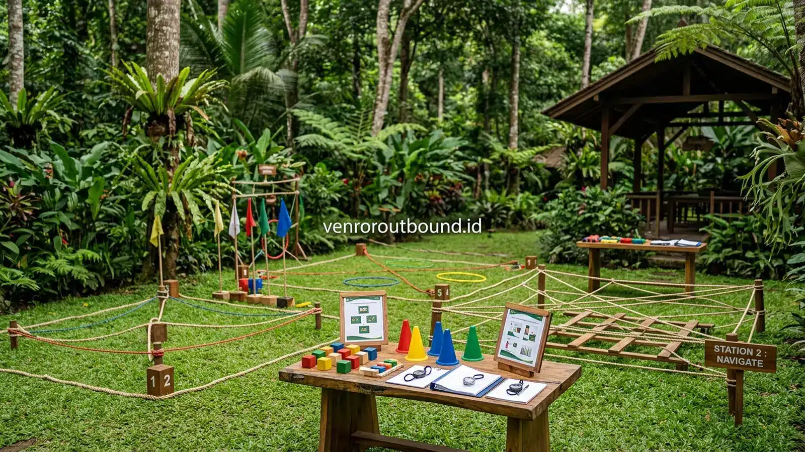 Papan Strategi dan Media Kolaborasi Antar Departemen dalam Experiential Games Outbound