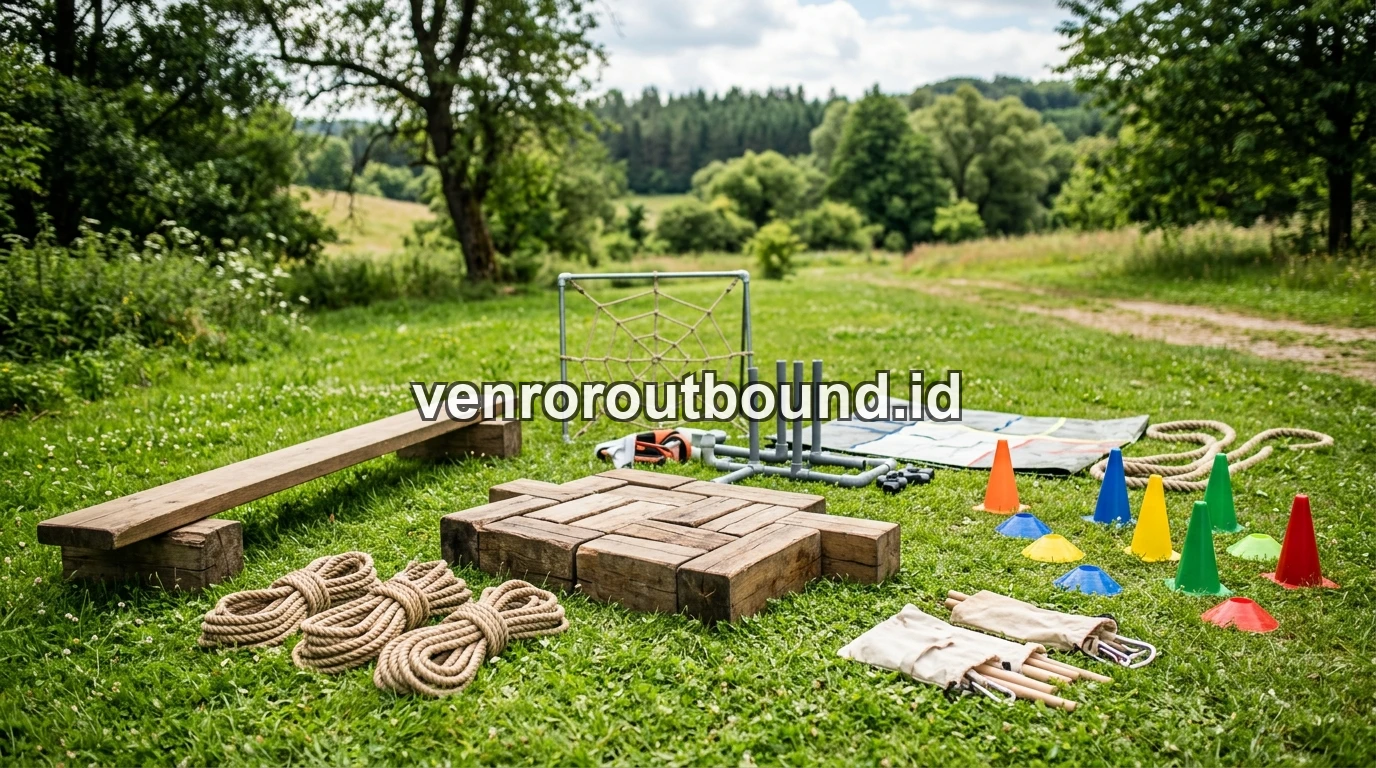 Peralatan Character Building dan Teamwork untuk Outbound Pelajar
