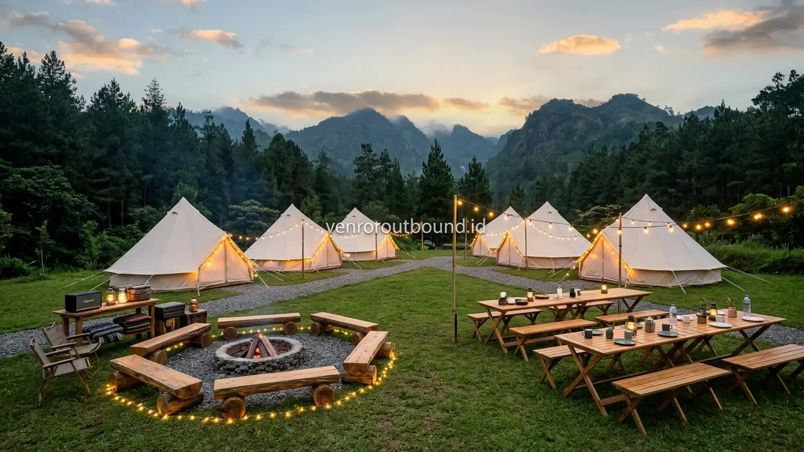 Paket Outbound Camping & Fun Night Gathering Perusahaan Batu & Pacet