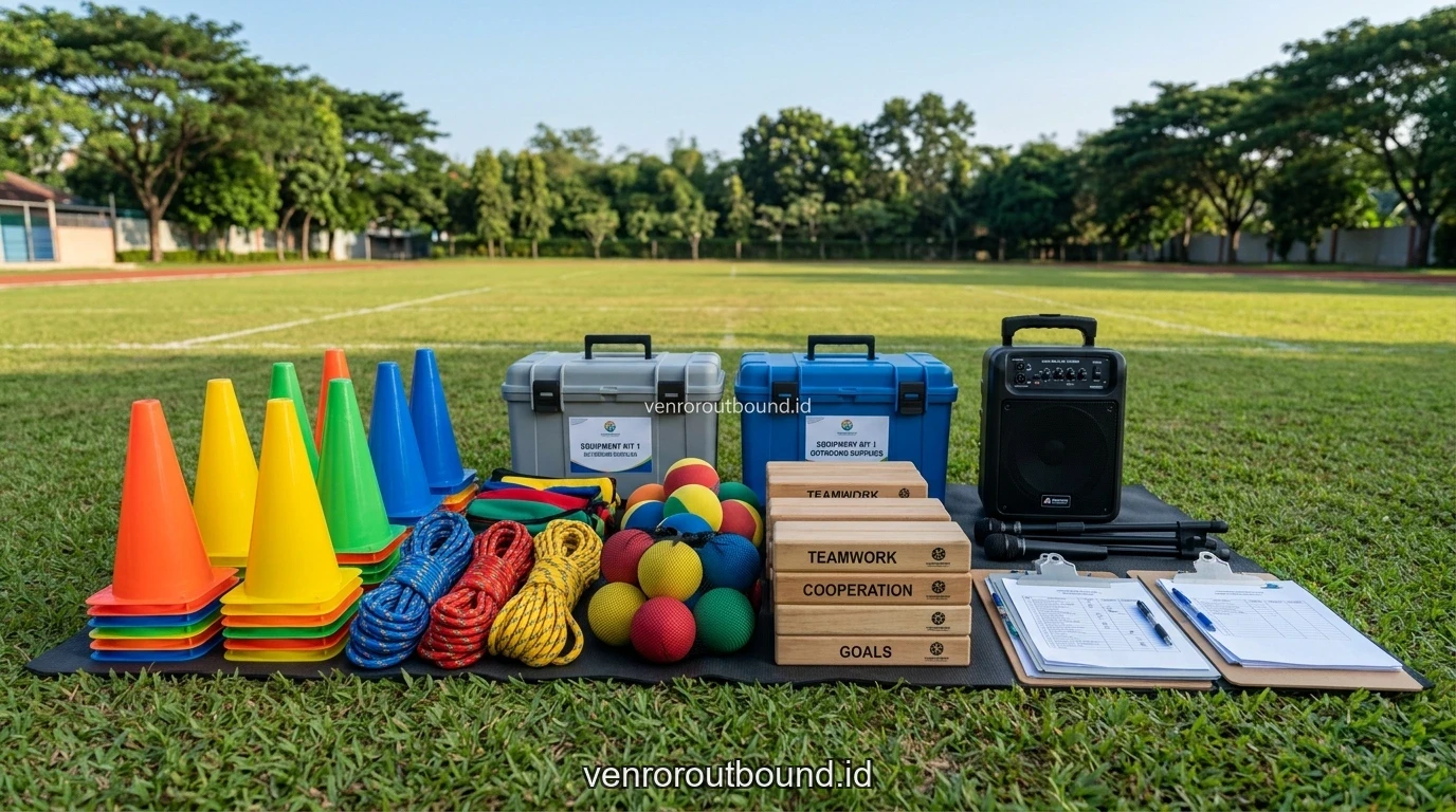 Fasilitas dan modul penunjang Paket Outbound Ekstrakurikuler & Edukasi Lingkungan Sekolah