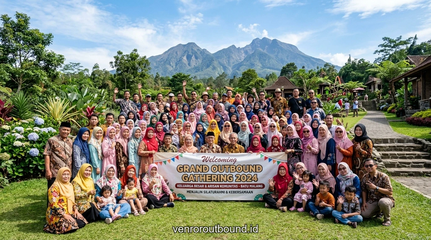 Paket Outbound Family Gathering Komunitas & Arisan Keluarga Batu Malang