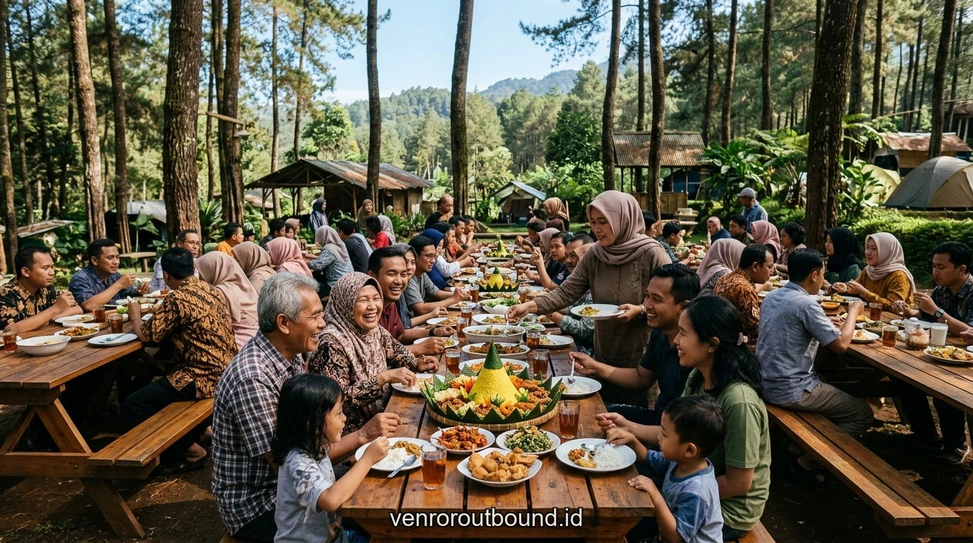 Fasilitas dan modul penunjang Paket Outbound Family Gathering Komunitas & Arisan Keluarga Batu Malang