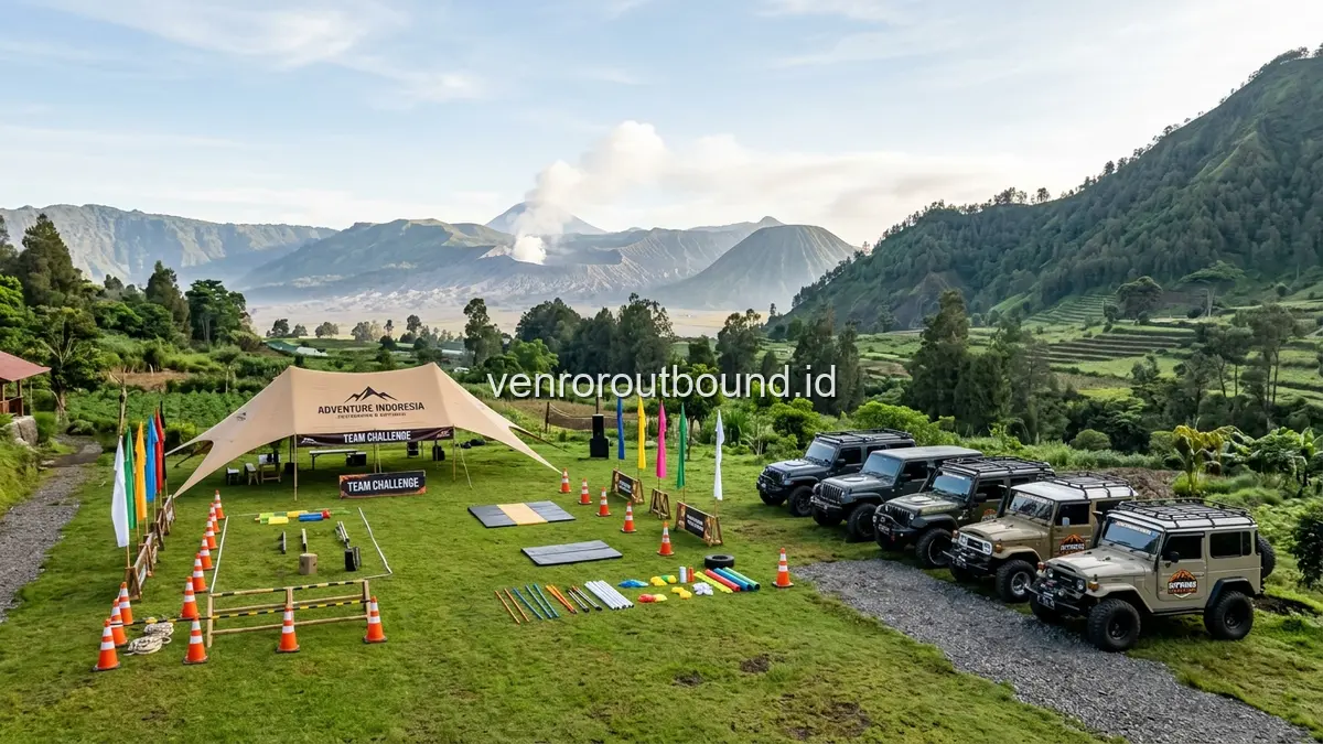 Paket Outbound Plus Offroad Jelajah Alam Batu & Bromo Terlengkap