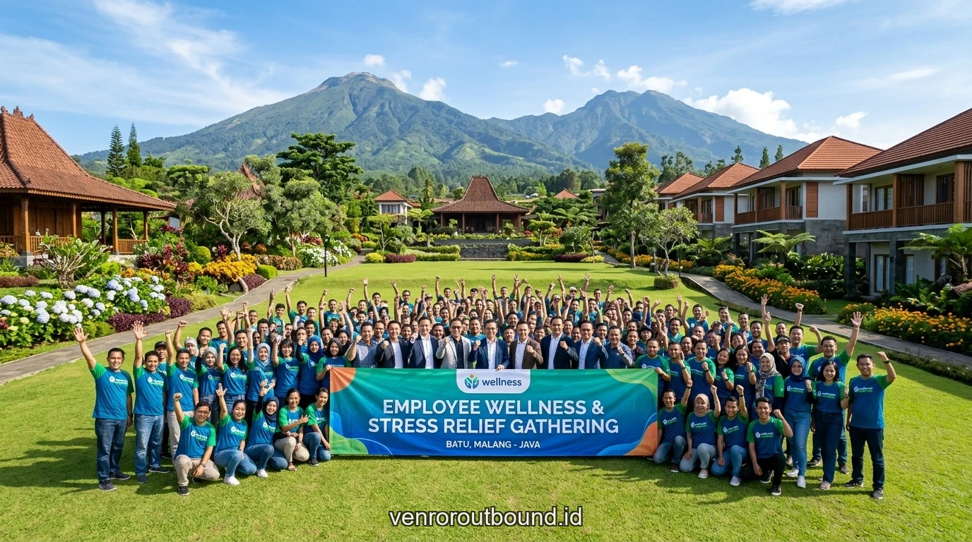Paket Outbound Stress Relief & Employee Wellness Gathering Perusahaan