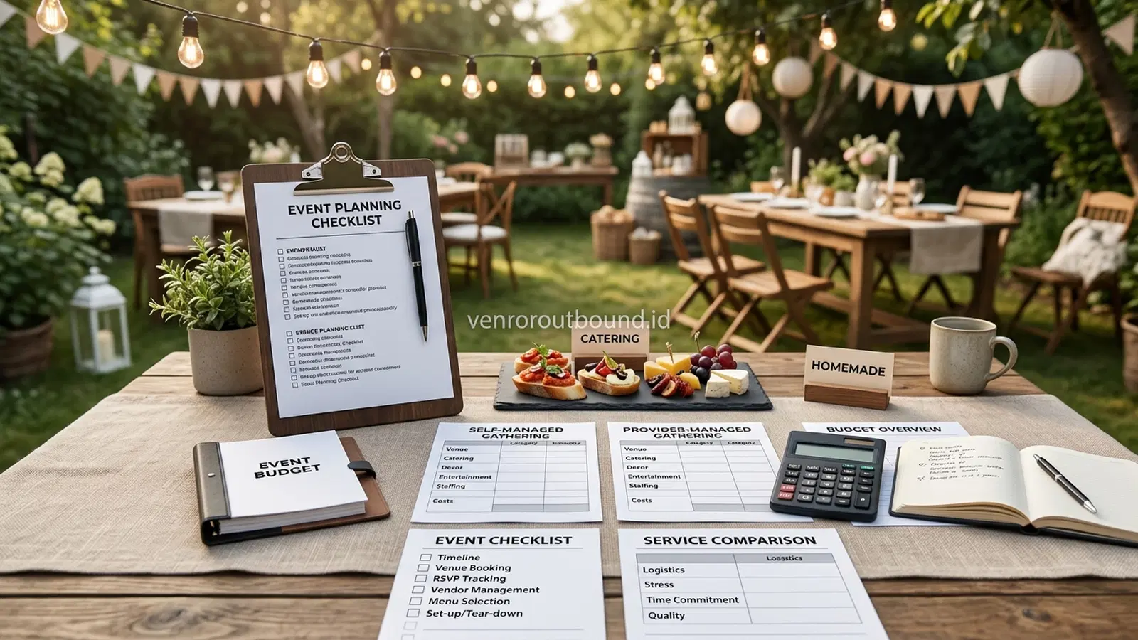 Perhitungan Rincian Biaya Mandiri vs Menggunakan Provider Family Gathering