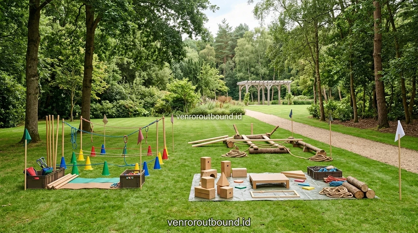 Fasilitas dan modul penunjang Tanda-Tanda Tim Anda Membutuhkan Outbound Focus Group & Team Building