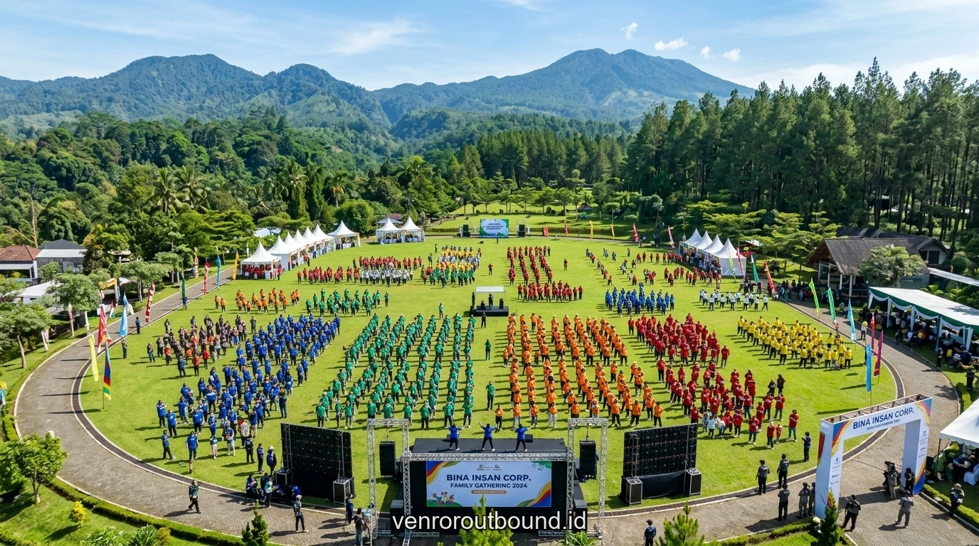 Tantangan Mengelola Ribuan Peserta Dalam Corporate Family Gathering
