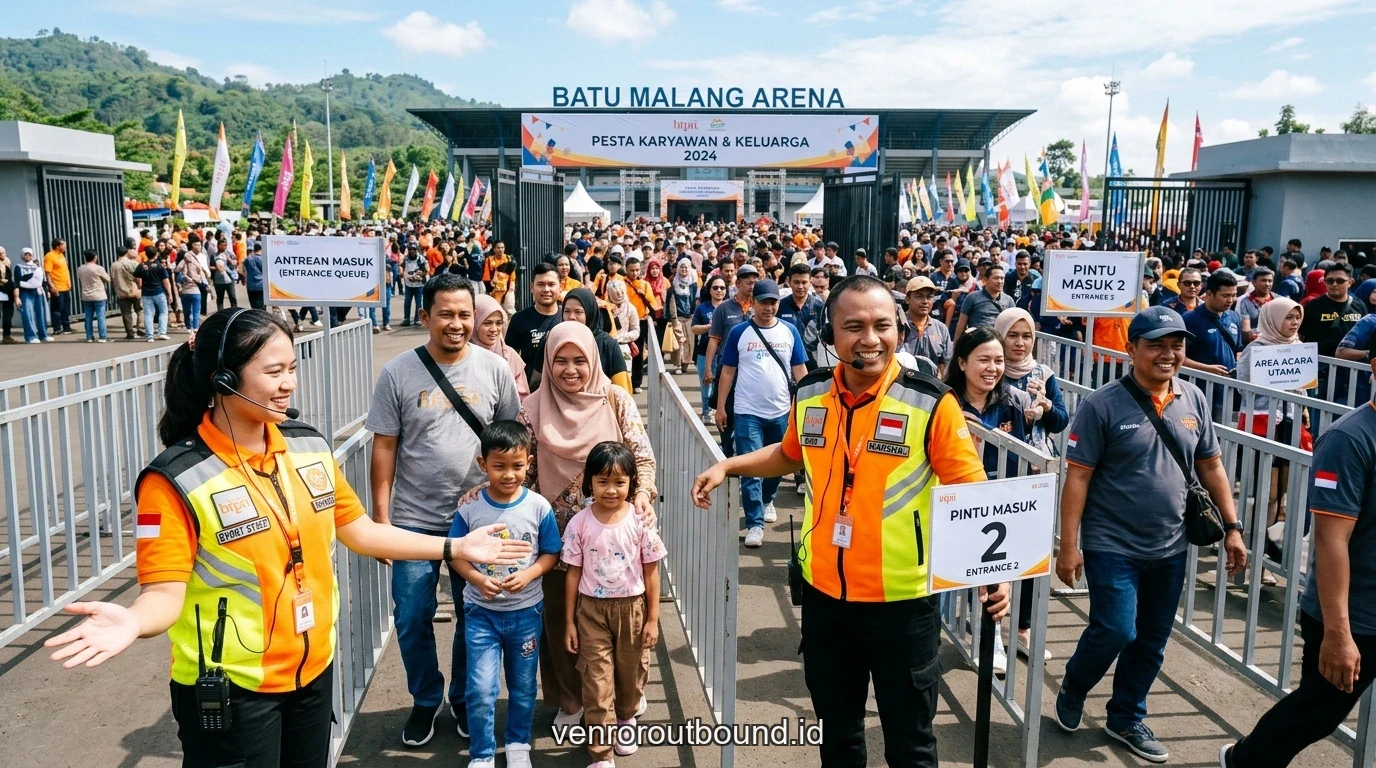 Fasilitas dan modul penunjang Tantangan Mengelola Ribuan Peserta Dalam Corporate Family Gathering